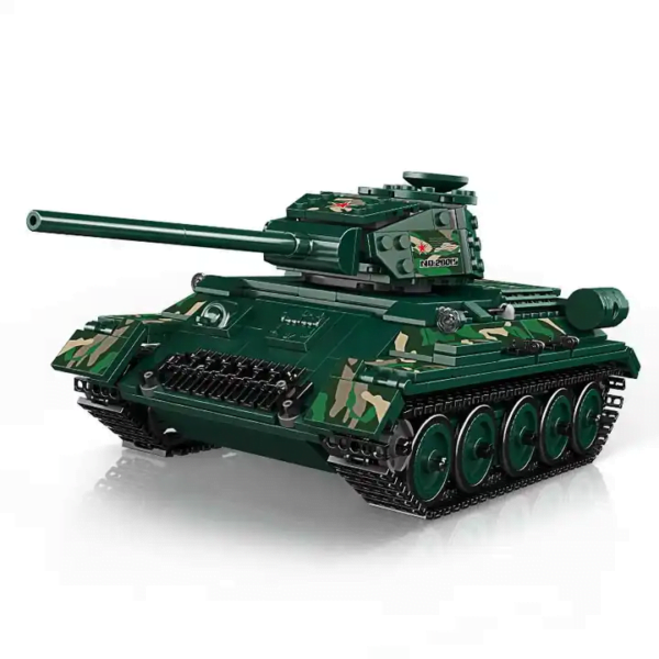 TANQUE VERDE MILITAR T-34 20015 - Imagen 2