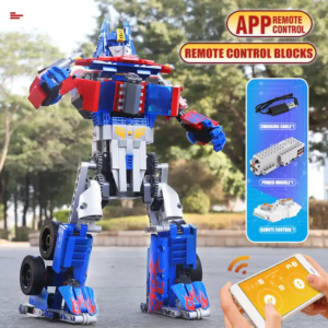 OPTIMUS PRIME CON CONTROL REMOTO APP 15036